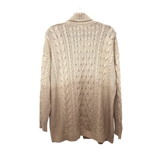 Splendid Ombre Cable Knit Open Front Cardigan Sweater Medium NWT - Picture 3 of 5